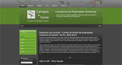 Desktop Screenshot of camposdeceres.com.br